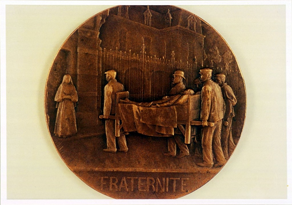 Plaque commémorative de l'Hôpital de la Fraternité de Roubaix