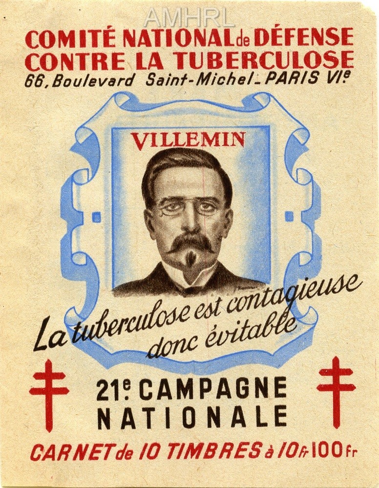1951 Carnet complet « Villemin » avec 10 timbres