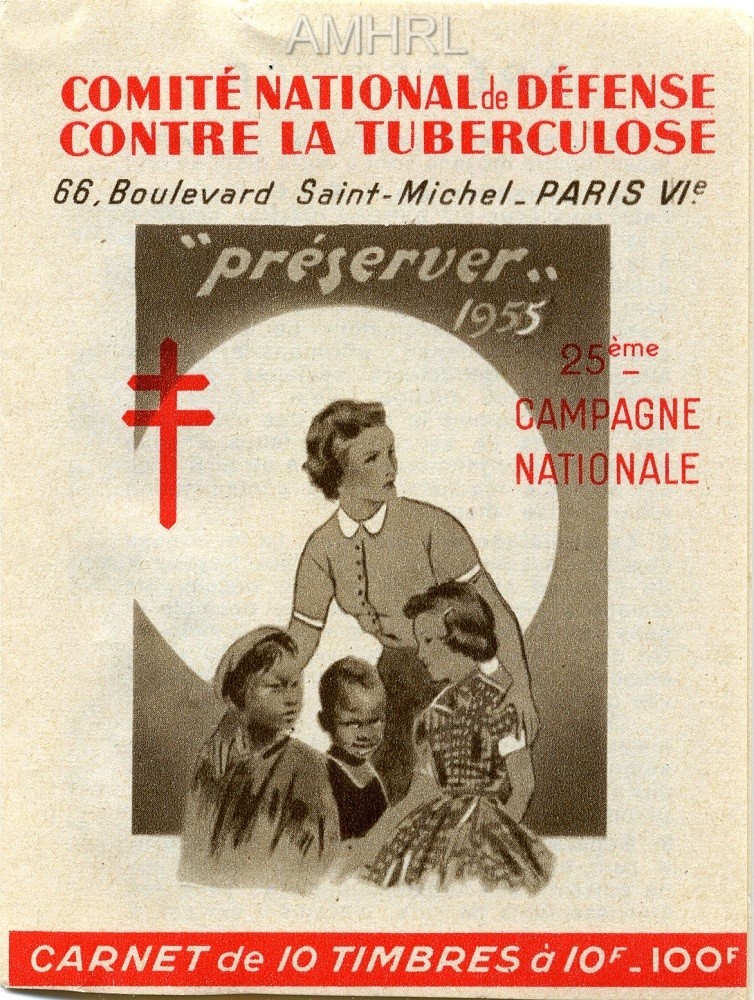 1955 Carnet complet « Préserver » avec 10 timbres