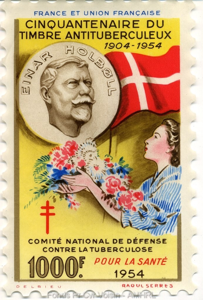 1954 « Cinquantenaire du timbre antituberculeux 1904-1954 »