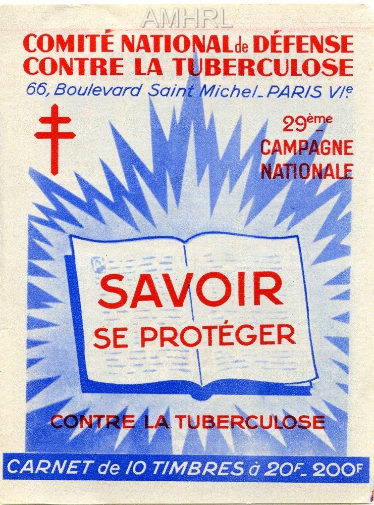 1959-1960 Carnet complet « Savoir se protéger » avec 10 timbres