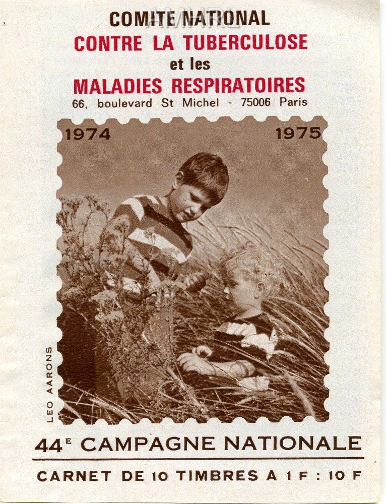 1974-1975 Carnet complet « Le souffle c’est la vie » avec 10 timbres