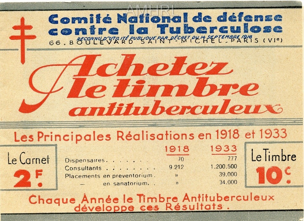 1933 Carnet complet « Jeux et santé » avec 20 timbres 