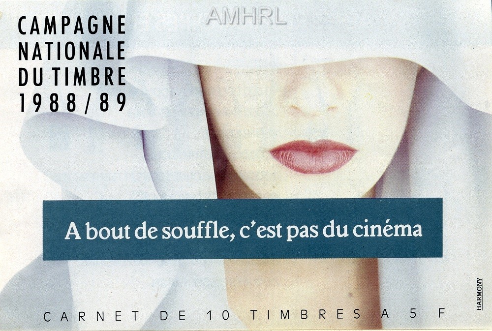 1988/1989 Carnet complet « A bout de souffle, c’est pas du cinéma » avec 10 timbres