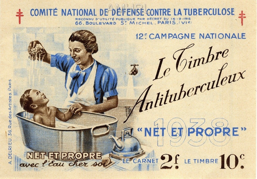 1938 Carnet complet « Net et propre » avec 20 timbres