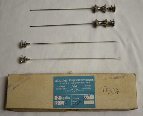 aiguilles hypodermiques et à biopsie