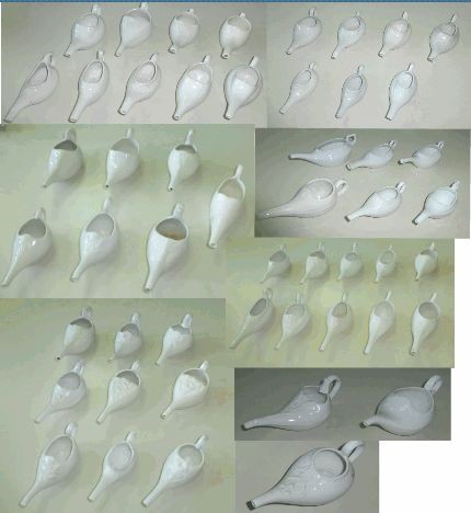 51 biberons de malade à long bec