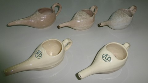 5 biberons de malade à long bec