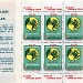 1965-1966 Carnet complet « Tous unis, tous responsables » avec 10 timbres